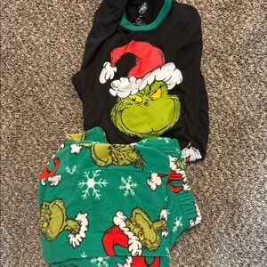 Grinch Christmas Pajama Set